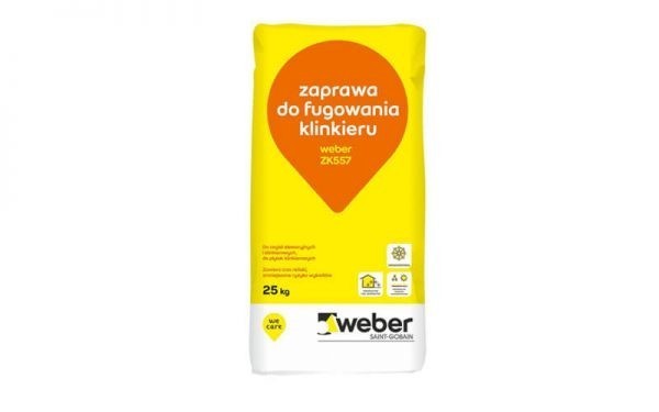ZAPRAWA DO MUROWANIA cegieł klinkierowych i elewacyjnych weber ZK557