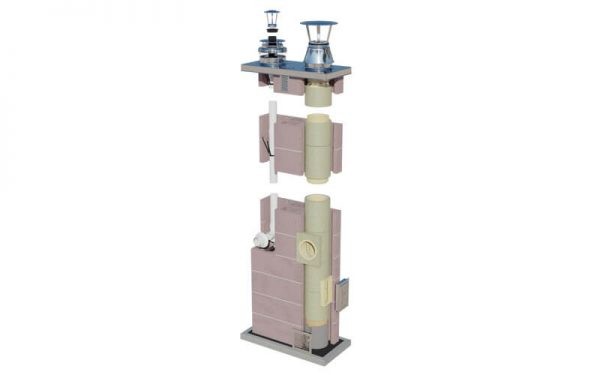 Systemy Kominowe CJ BLOK System kominowy DUO (SKC-CM + ENERGO PLAST)