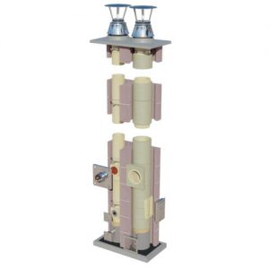 Systemy Kominowe CJ BLOK System kominowy DUO (SKC-CM + SKC-T)
