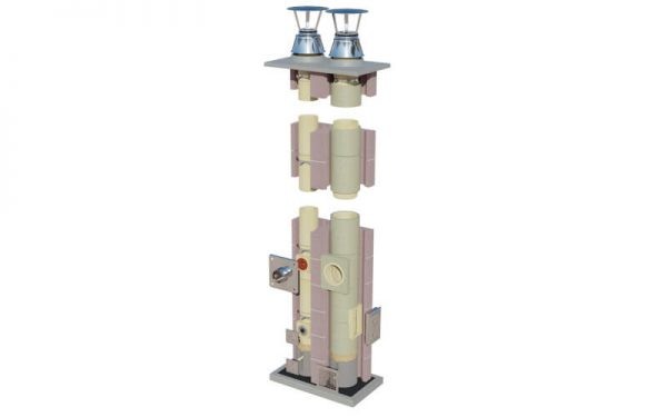 Systemy Kominowe CJ BLOK System kominowy DUO (SKC-CM + SKC-T)