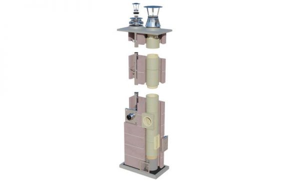 Systemy Kominowe CJ BLOK System kominowy DUO (SKC-CM + SKM-T)