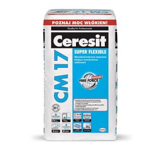 Wysokoelastyczna zaprawa klejąca Ceresit CM 17 Super Flexible