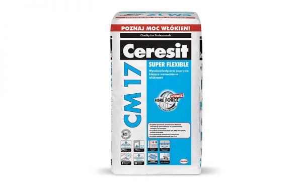Wysokoelastyczna zaprawa klejąca Ceresit CM 17 Super Flexible