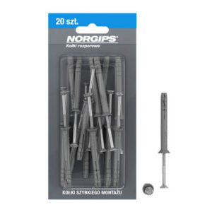 Kołki rozporowe konfekcjonowane 6 x 60 mm NORGIPS