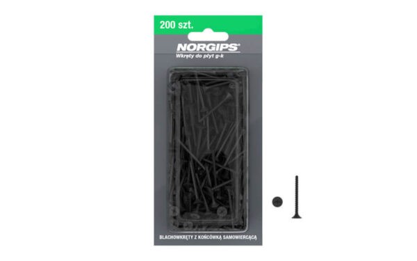 Blachowkręty samowiercące konfekcjonowane 3,5 x 11 mm NORGIPS